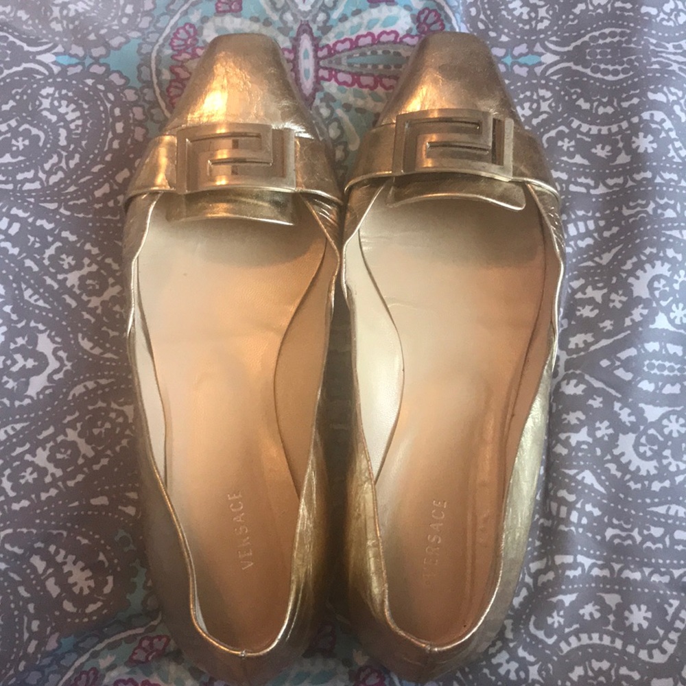 Versace flat shoes